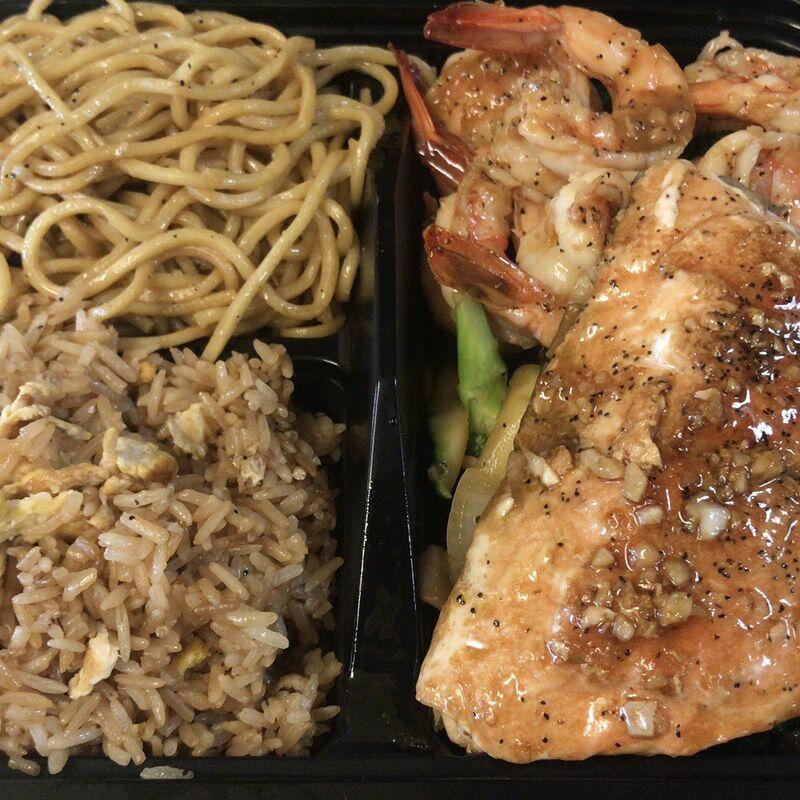 Shrimp & Salmon Hibachi
