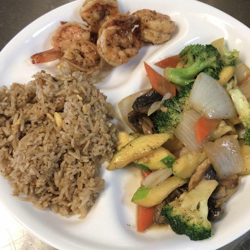 (L) Shrimp Hibachi